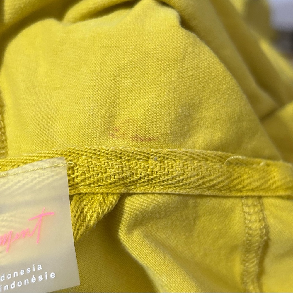 Free People Movement Hot Shot Long Sleeve Jumpsuit One Piece Yellow Small - Picture 15 of 16